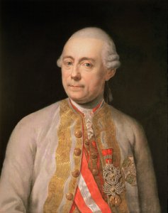 Francis Maurice Lacy, bekannt als Franz Moritz Lascy, irischer Feldmarschall in der österreichischen Armee, Mitkommandant im Bayerischen Erbfolgekrieg